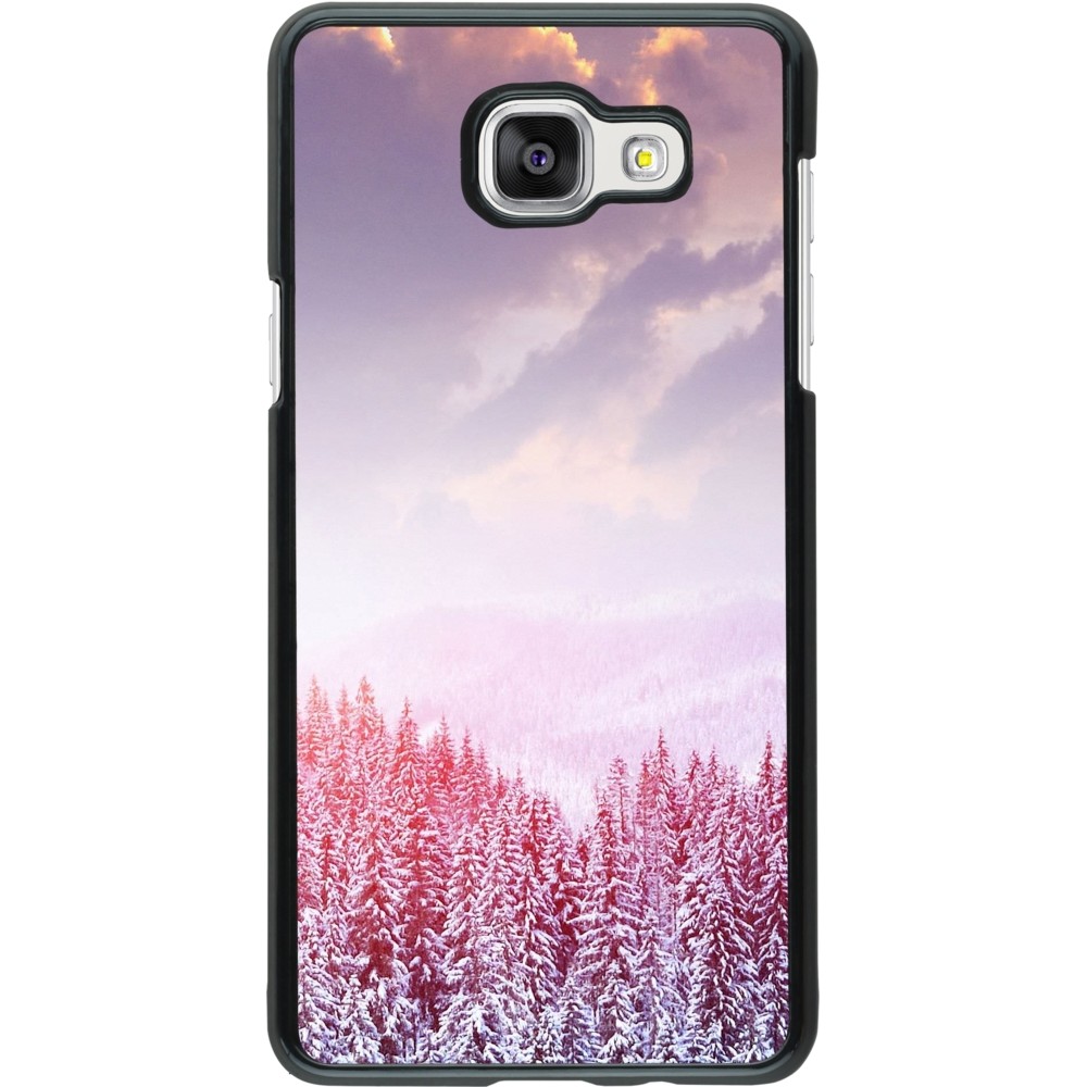 Samsung Galaxy A5 (2016) Case Hülle - Winter 22 Pink Forest