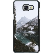 Samsung Galaxy A5 (2016) Case Hülle - Winter 22 snowy mountain and lake