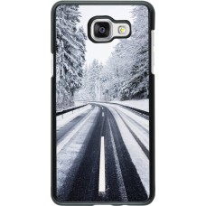 Samsung Galaxy A5 (2016) Case Hülle - Winter 22 Snowy Road