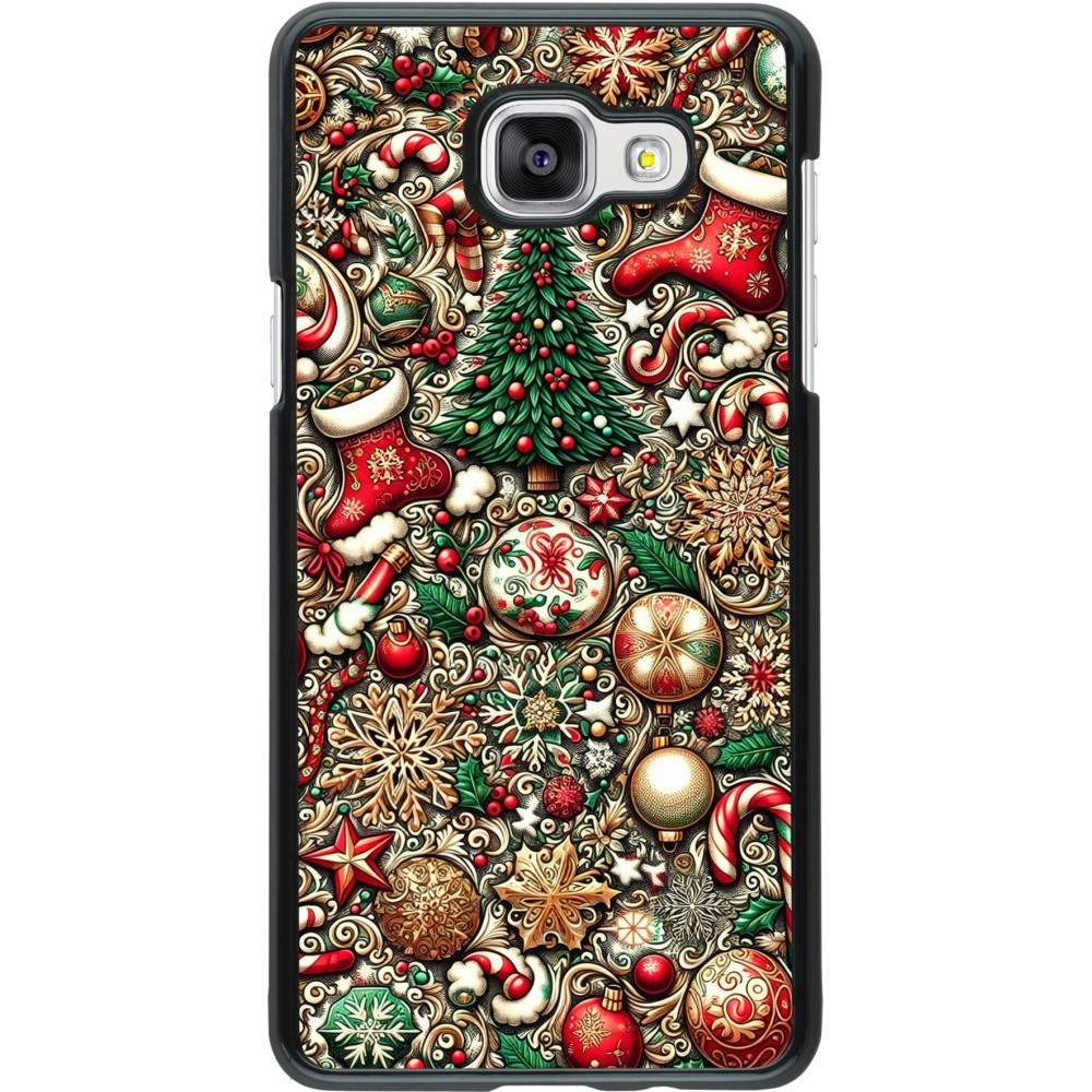 Samsung Galaxy A5 (2016) Case Hülle - Weihnachten 2023 Mikromuster