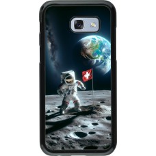 Samsung Galaxy A5 (2017) Case Hülle - Astro Schweiz auf dem Mond