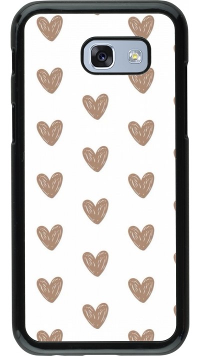 Samsung Galaxy A5 (2017) Case Hülle - Autumn 2024 brown hearts