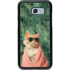 Samsung Galaxy A5 (2017) Case Hülle - Cat Summer Palms