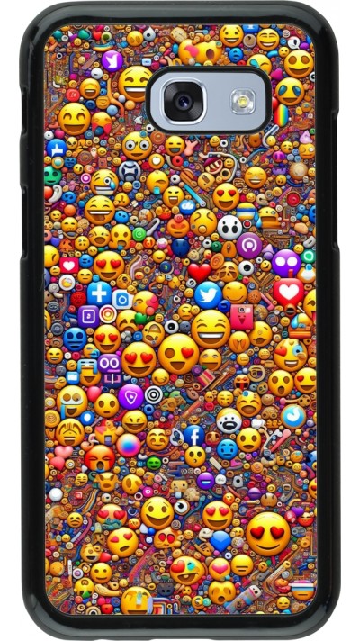 Samsung Galaxy A5 (2017) Case Hülle - Emoji gemischt