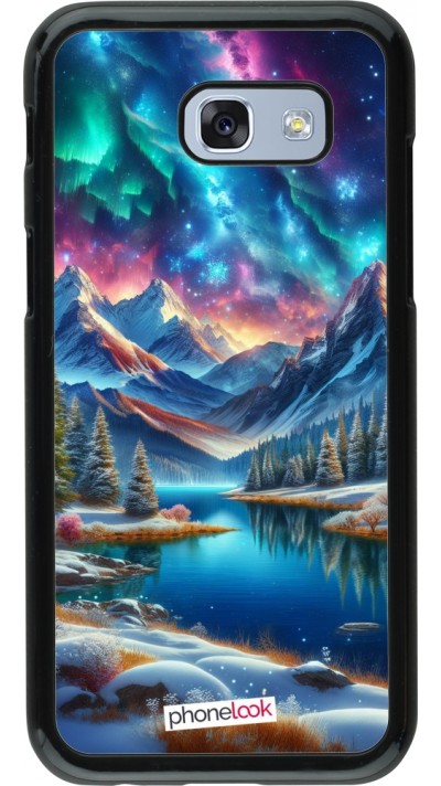 Samsung Galaxy A5 (2017) Case Hülle - Fantasiebergsee Himmel Sterne