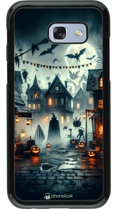 Samsung Galaxy A5 (2017) Case Hülle - Halloween Spukstadt