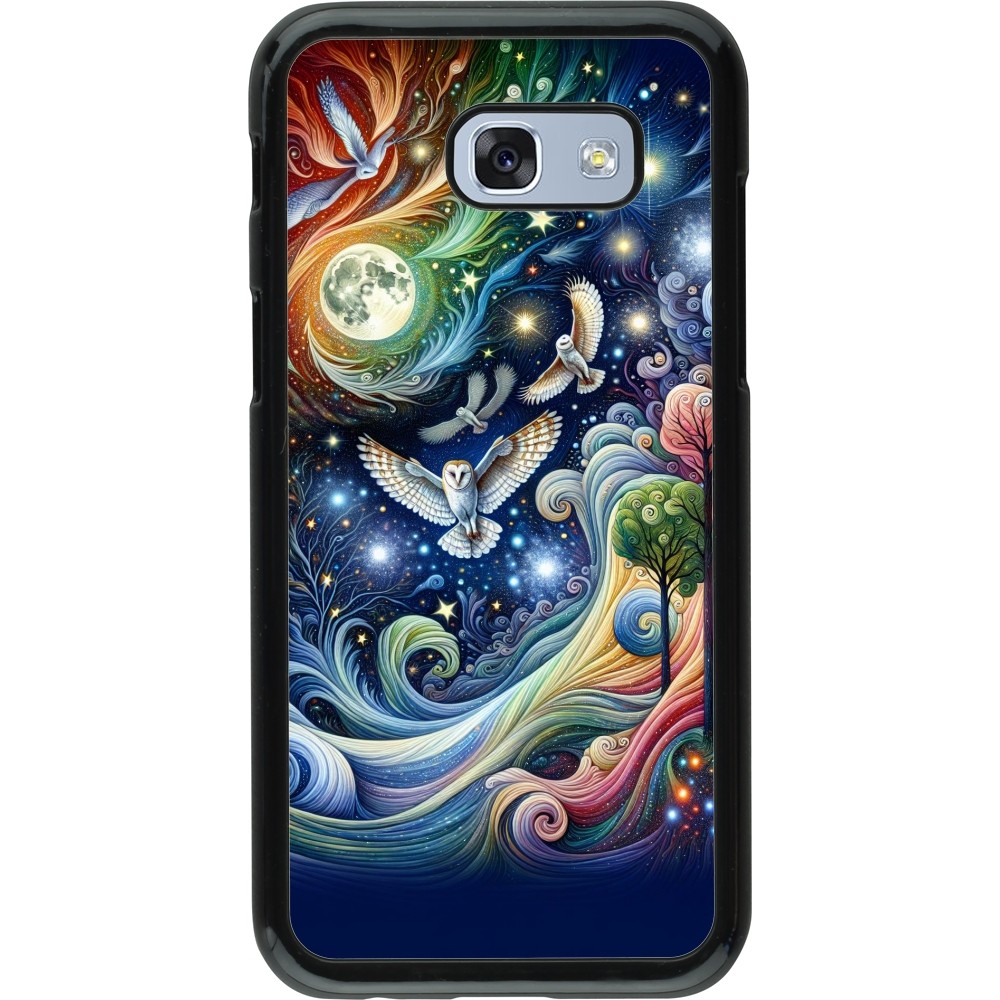 Samsung Galaxy A5 (2017) Case Hülle - Fliegender Blumen-Eule