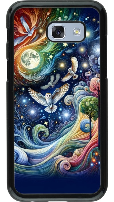 Samsung Galaxy A5 (2017) Case Hülle - Fliegender Blumen-Eule