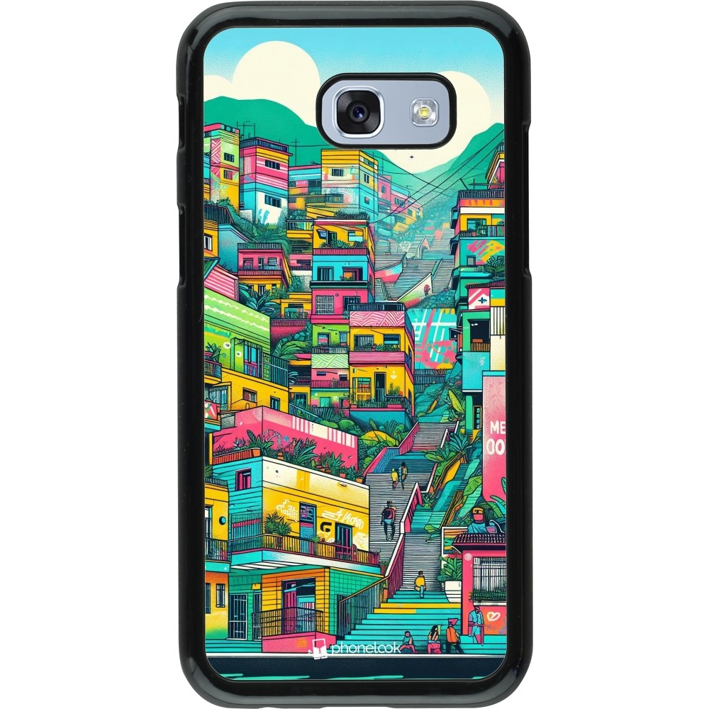 Samsung Galaxy A5 (2017) Case Hülle - Medellin Comuna 13 Kunst