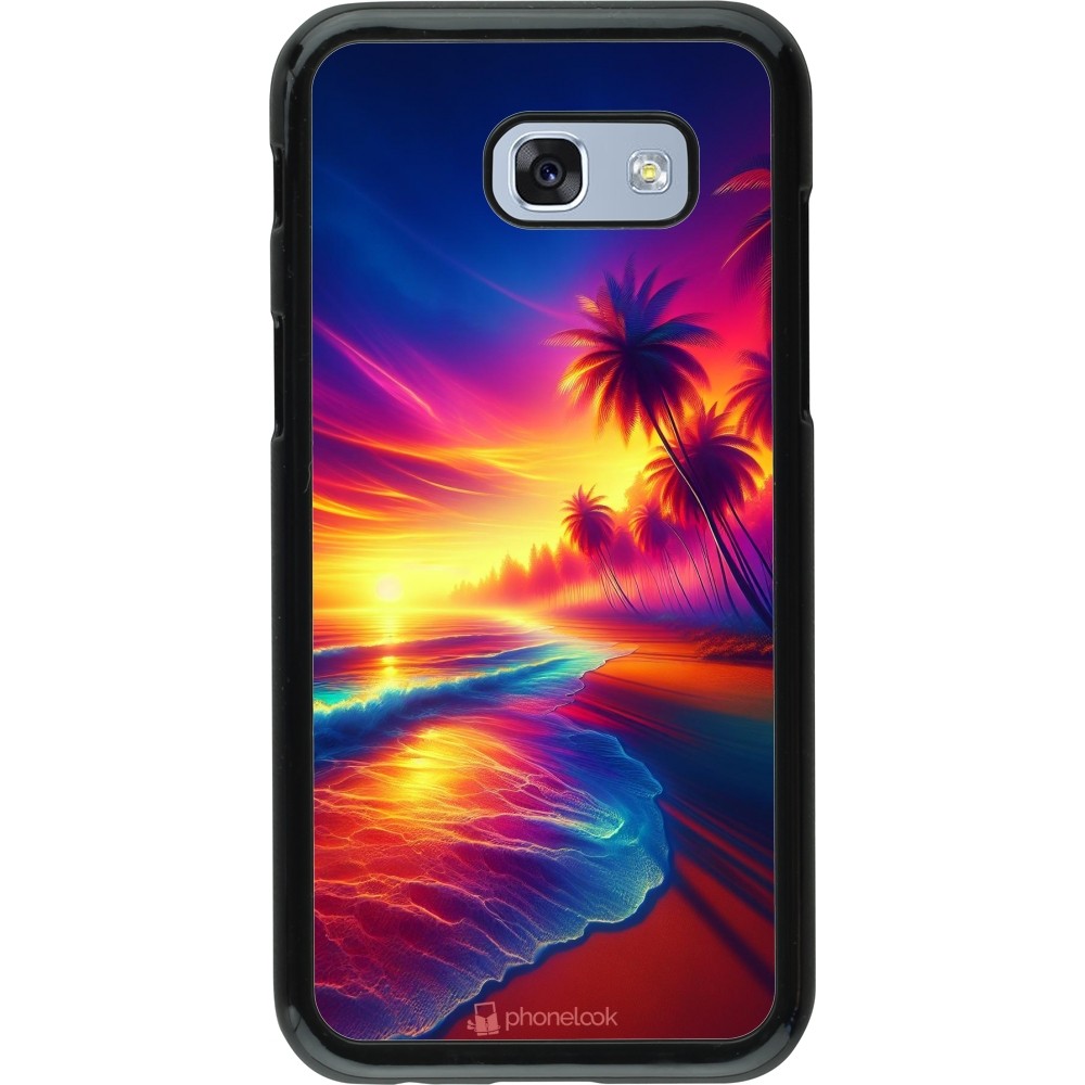 Samsung Galaxy A5 (2017) Case Hülle - Strand Sonnenuntergang auffällig