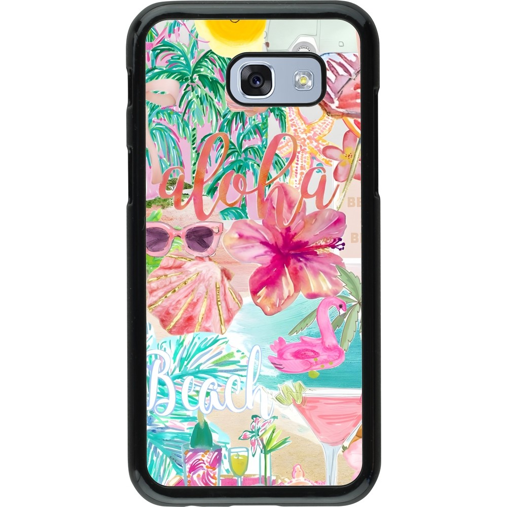 Samsung Galaxy A5 (2017) Case Hülle - Preppy Collage Aloha