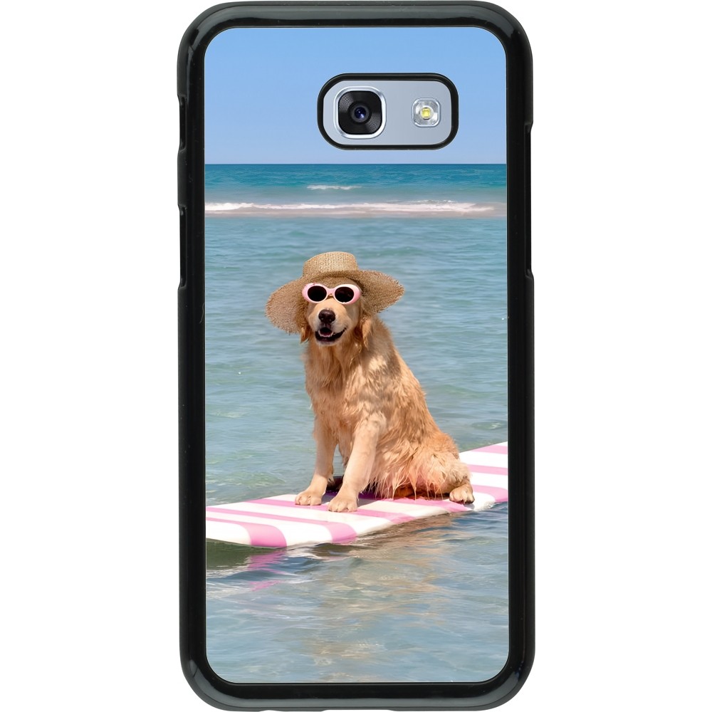 Samsung Galaxy A5 (2017) Case Hülle - Summer Dog on Paddle