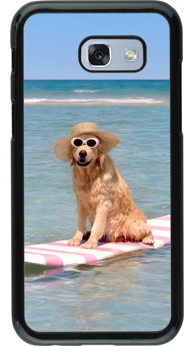 Samsung Galaxy A5 (2017) Case Hülle - Summer Dog on Paddle