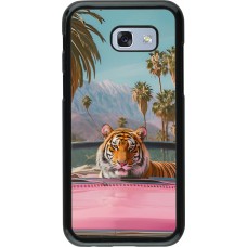 Samsung Galaxy A5 (2017) Case Hülle - Tiger Auto rosa