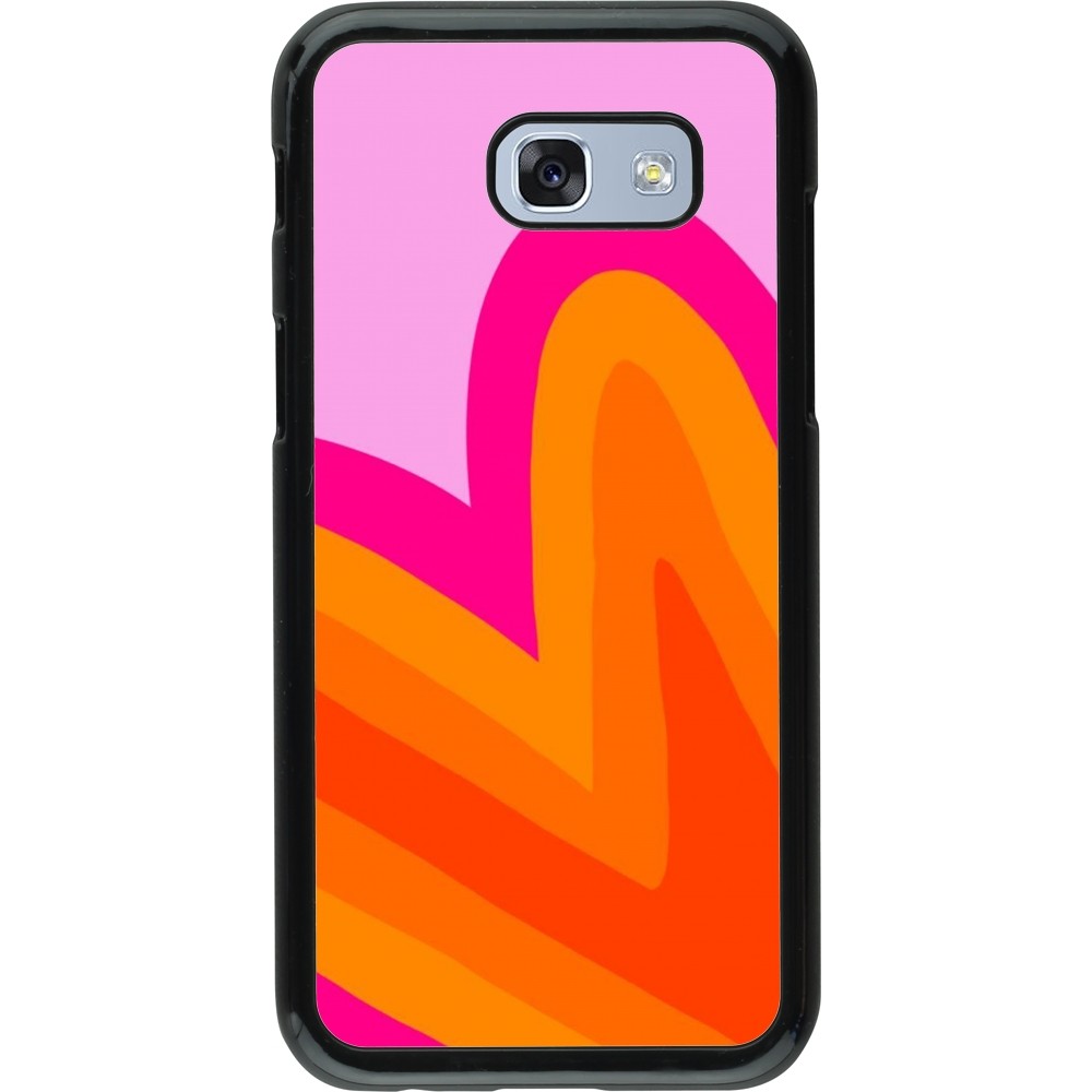 Samsung Galaxy A5 (2017) Case Hülle - Valentine 2024 heart gradient