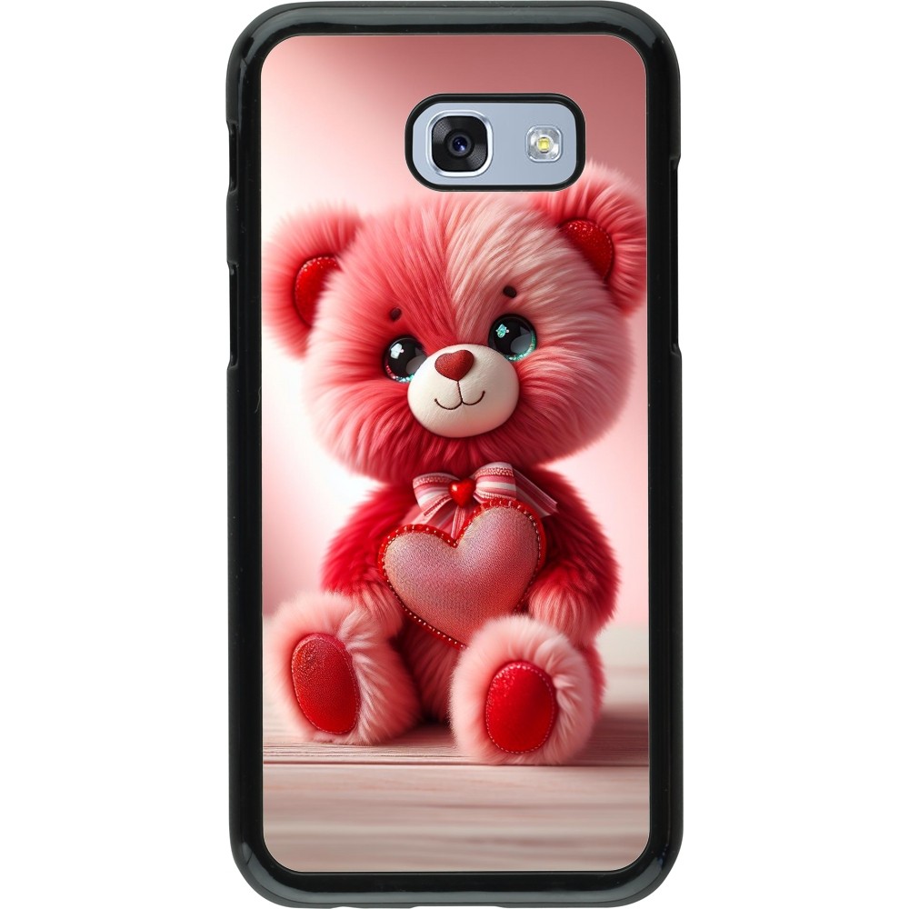 Samsung Galaxy A5 (2017) Case Hülle - Valentin 2024 Rosaroter Teddybär