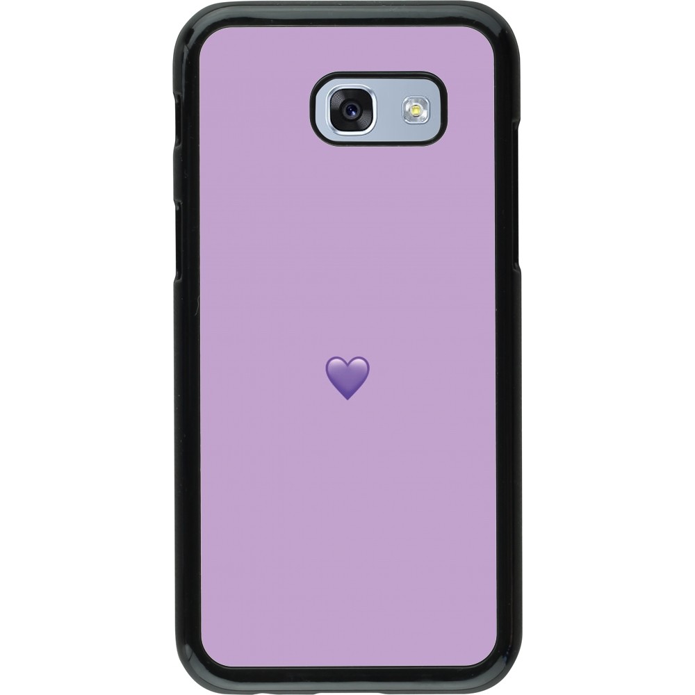 Samsung Galaxy A5 (2017) Case Hülle - Valentine 2023 purpule single heart