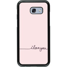 Samsung Galaxy A5 (2017) Case Hülle - Valentine 2023 i love you writing