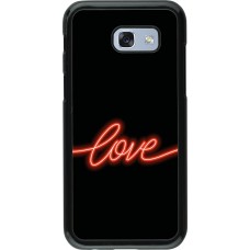 Samsung Galaxy A5 (2017) Case Hülle - Valentine 2023 neon love