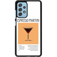 Samsung Galaxy A52 Case Hülle - Cocktail Rezept Espresso Martini