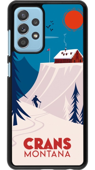 Samsung Galaxy A52 Case Hülle - Crans-Montana Cabane