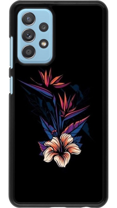 Hülle Samsung Galaxy A52 5G - Dark Flowers