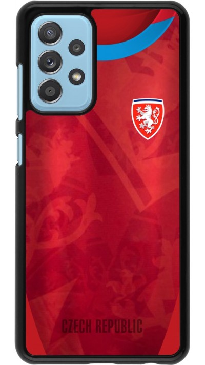 Coque Samsung Galaxy A52 - Maillot de football République Tchèque personnalisable