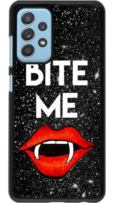 Samsung Galaxy A52 Case Hülle - Halloween 2024 bite me