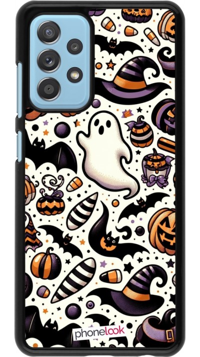 Samsung Galaxy A52 Case Hülle - Halloween 2024 Niedliches Muster