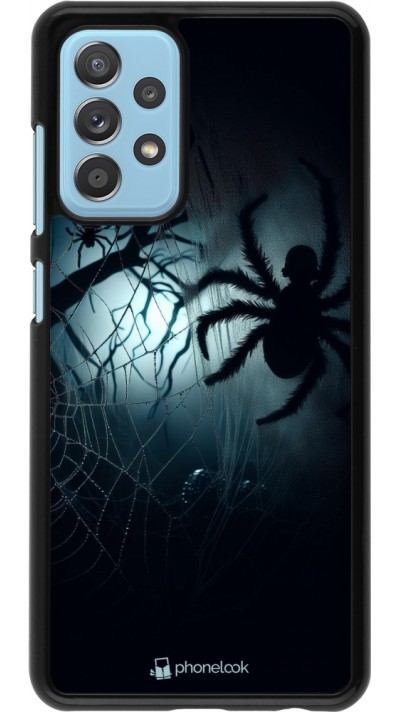 Samsung Galaxy A52 Case Hülle - Halloween 2024 Dunkle Spinne