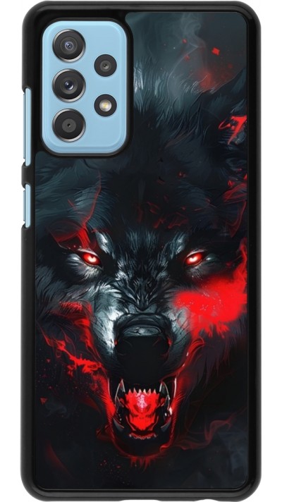 Samsung Galaxy A52 Case Hülle - Halloween 2024 mad werewolf