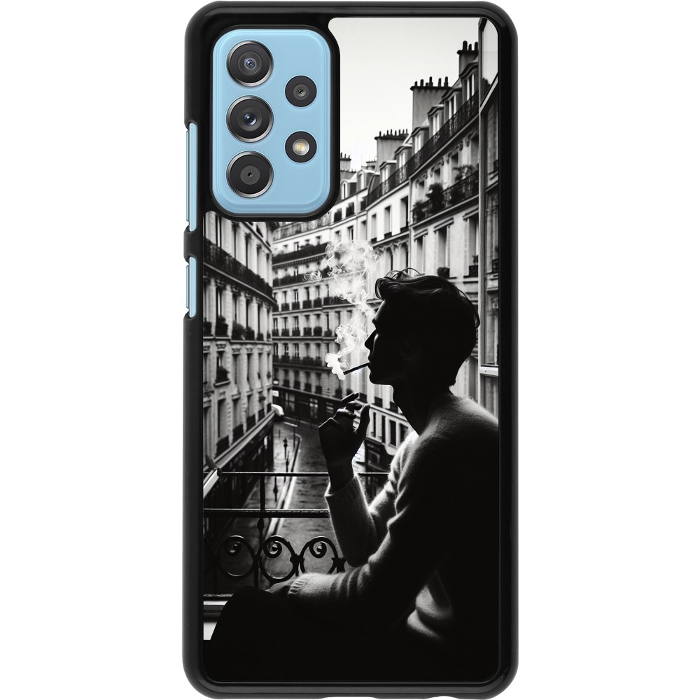 Samsung Galaxy A52 Case Hülle - Parisian Smoker