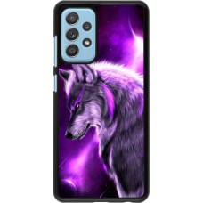 Hülle Samsung Galaxy A52 5G - Purple Sky Wolf