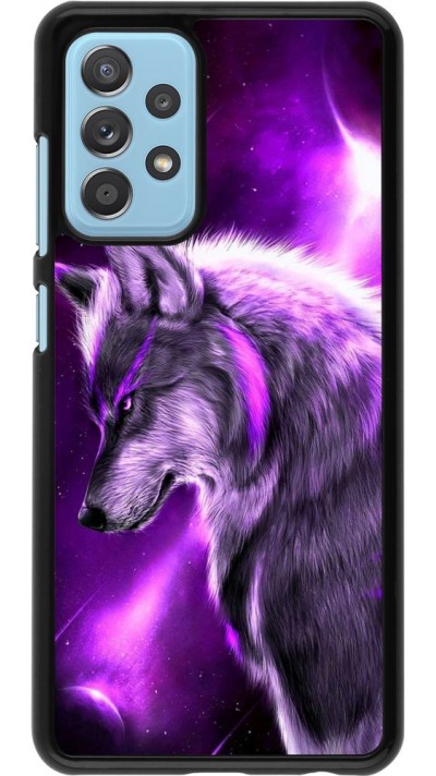 Hülle Samsung Galaxy A52 5G - Purple Sky Wolf