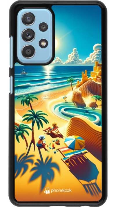 Samsung Galaxy A52 Case Hülle - Sonnenuntergang Brise