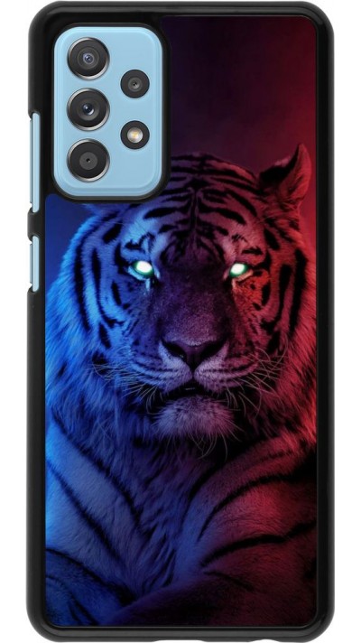 Hülle Samsung Galaxy A52 - Tiger Blue Red