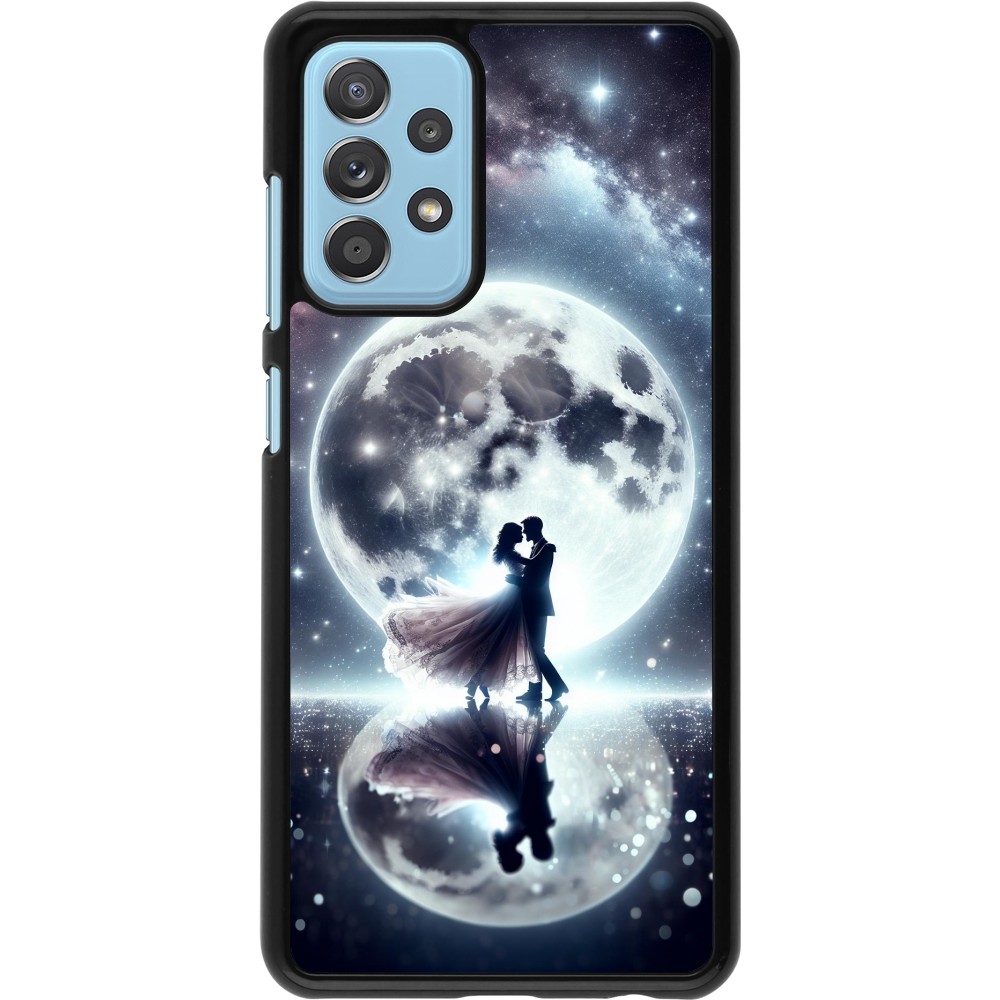 Samsung Galaxy A52 Case Hülle - Valentin 2024 Liebe unter dem Mond