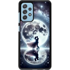 Samsung Galaxy A52 Case Hülle - Valentin 2024 Liebe unter dem Mond