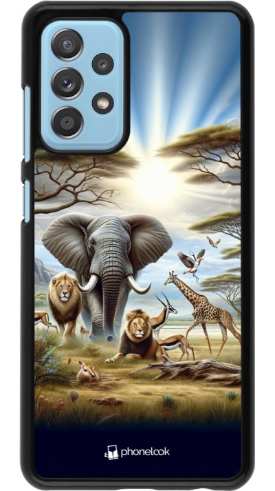 Samsung Galaxy A52 Case Hülle - Afrikanisches Wildleben