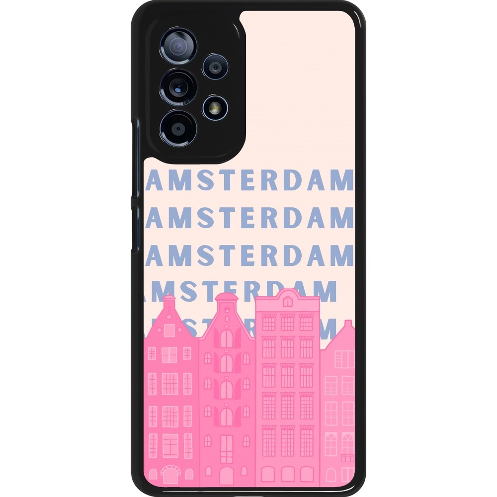 Samsung Galaxy A53 5G Case Hülle - Amsterdam Pink Print