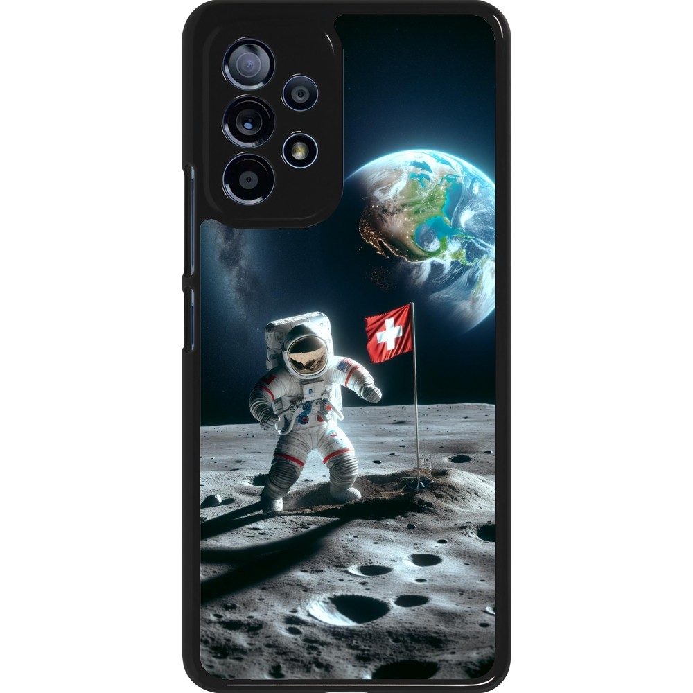 Samsung Galaxy A53 5G Case Hülle - Astro Schweiz auf dem Mond