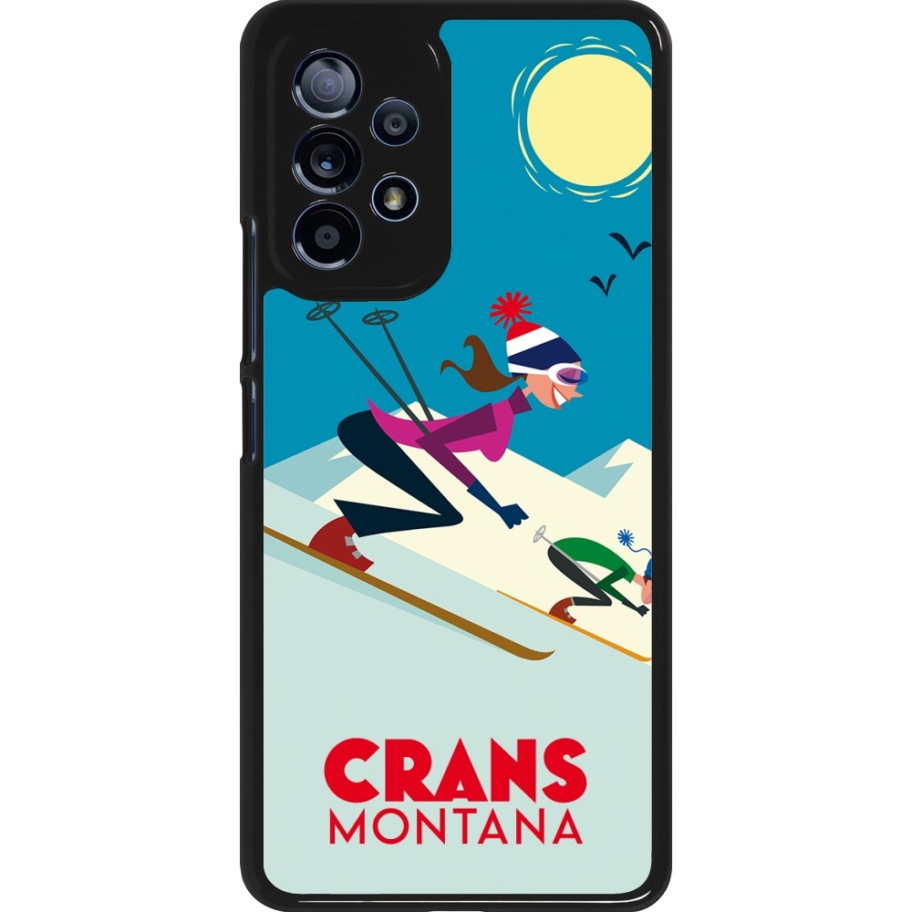 Samsung Galaxy A53 5G Case Hülle - Crans-Montana Ski Downhill