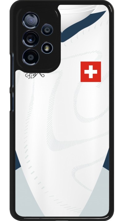 Coque Samsung Galaxy A53 5G - Maillot de football Suisse Extérieur personnalisable
