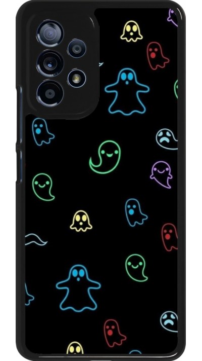 Samsung Galaxy A53 5G Case Hülle - Halloween 2024 colorful ghosts