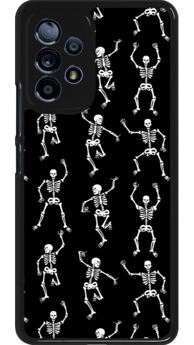 Samsung Galaxy A53 5G Case Hülle - Halloween 2024 dancing skeleton