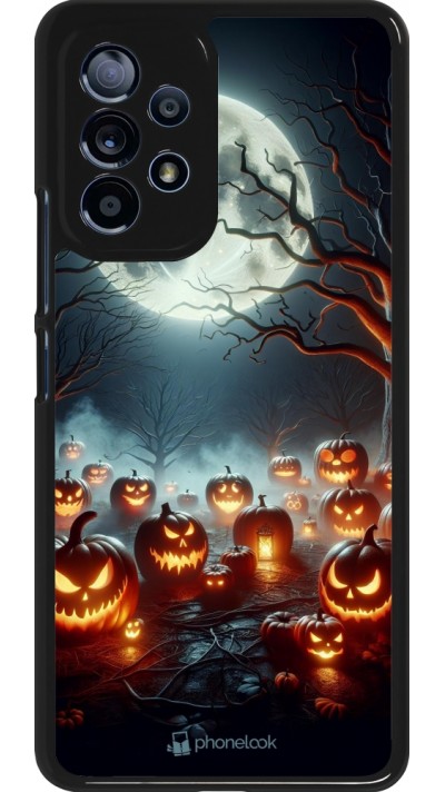 Samsung Galaxy A53 5G Case Hülle - Halloween 2024 Viele Kuerbisse