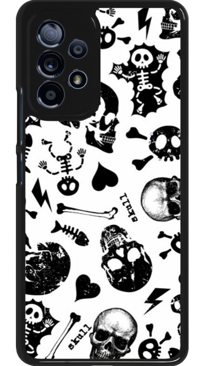 Samsung Galaxy A53 5G Case Hülle - Halloween 2024 skeleton mix