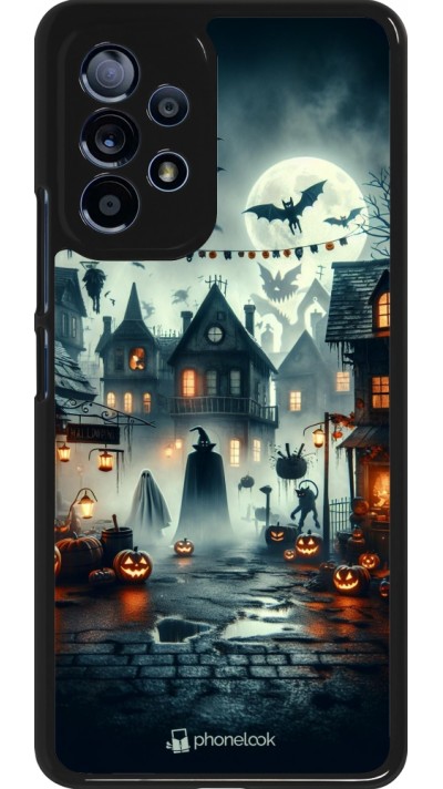 Samsung Galaxy A53 5G Case Hülle - Halloween Spukstadt