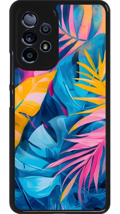 Samsung Galaxy A53 5G Case Hülle - Palms Blue