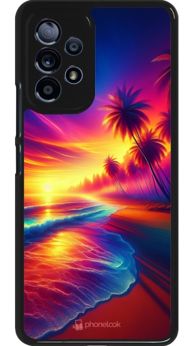 Samsung Galaxy A53 5G Case Hülle - Strand Sonnenuntergang auffällig